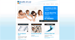 Desktop Screenshot of durableaircon.com
